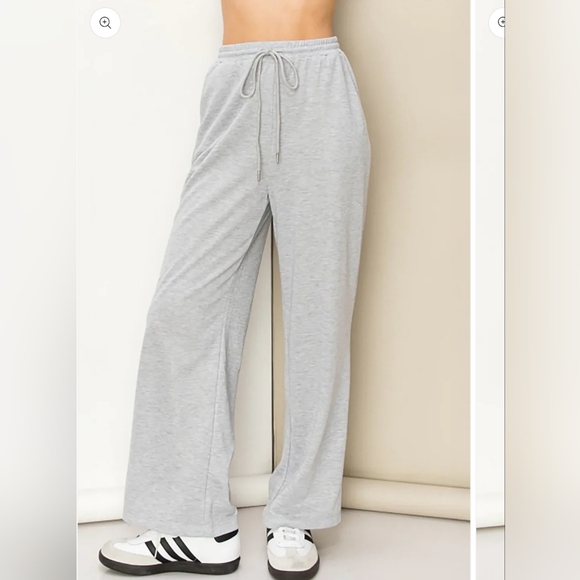 HYFVE Pants - 🩶 Light Gray Wide Leg Sweatpants
